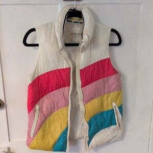 Marine Layer Cream Puffer Vest